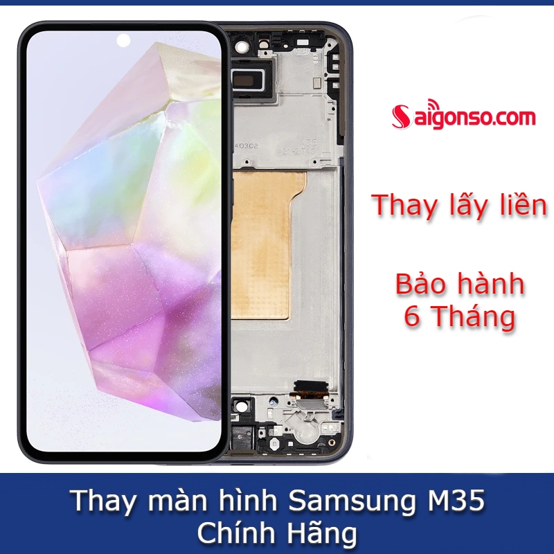 thay màn hình samsung M35